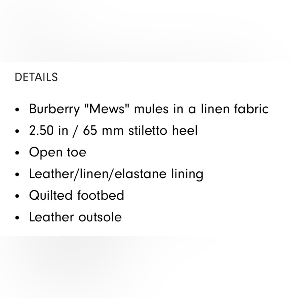 Burberry Teacup Check Mews Heeled Sandals - Picture 8 of 8